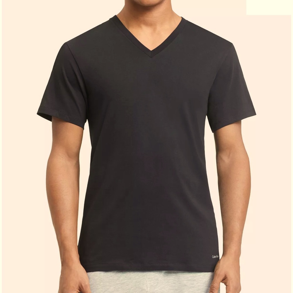 Calvin Klein Cotton V-Neck T-shirt